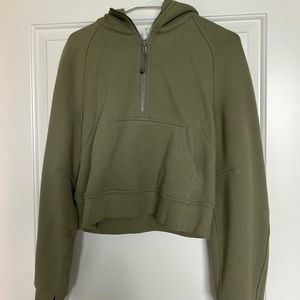 lululemon half zip scuba hoodie